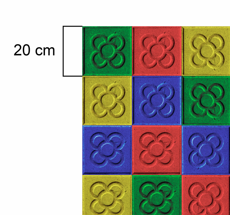 Pop Art obklady dlaždic Vinylový koberec  - TenStickers