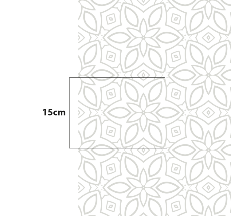 Květinový hidraulický obkladový koberec - TenStickers