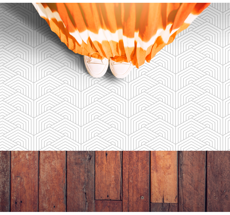 Abstraktní různé linie obývací pokoj koberec - TenStickers