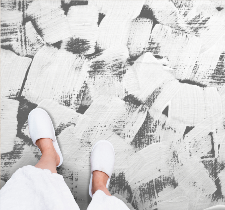 Abstraktní štětcovaná textura Vinylový koberec s texturou - TenStickers