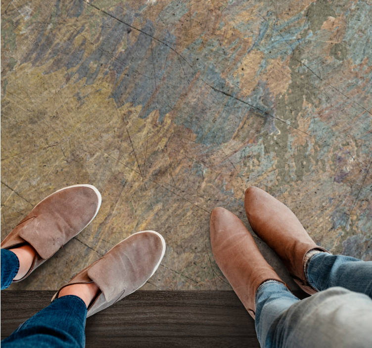 Abstraktní texturované překrytí vinylový koberec - TenStickers