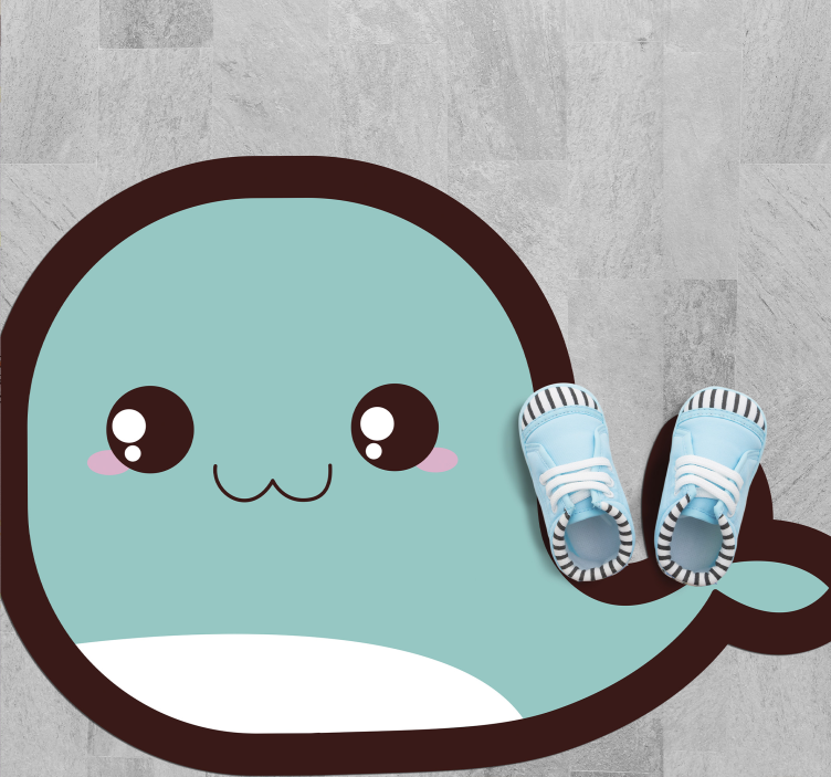 Vinylový koberec se zvířecími velrybami - TenStickers