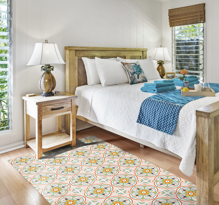 Barevné mozaikové dlaždice vinylové koberce - TenStickers