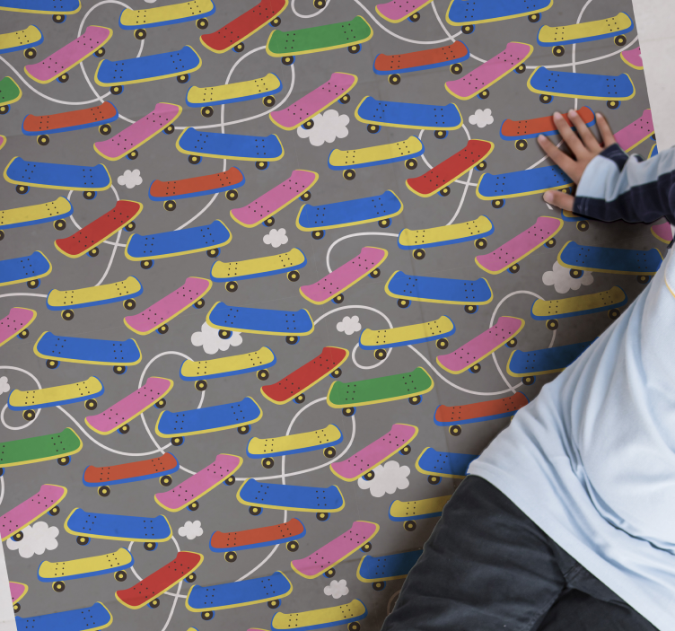 Barevný skateboard pro teenagery - TenStickers