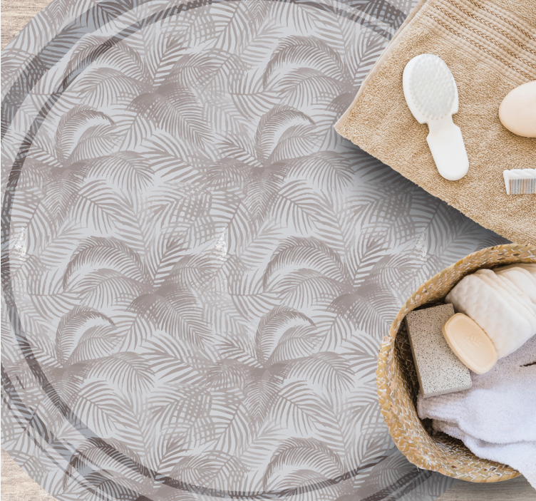 Botanické překrytí Vinylový koberec s květinami a rostlinami - TenStickers