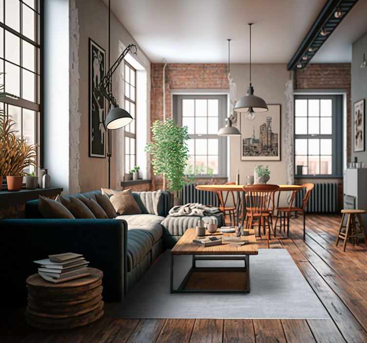 Cement textury kámen vinyl koberec - TenStickers