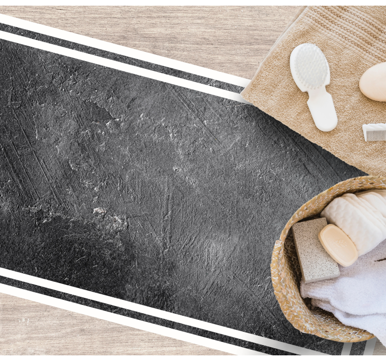 černý zemitý efekt vinylový koberec - TenStickers