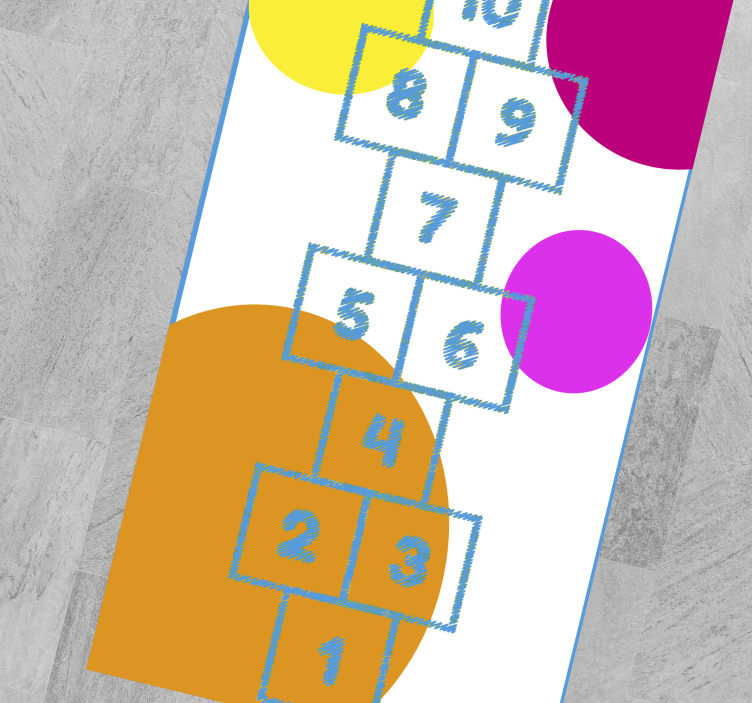 Dětské poskakovací herní vinylové koberce - TenStickers