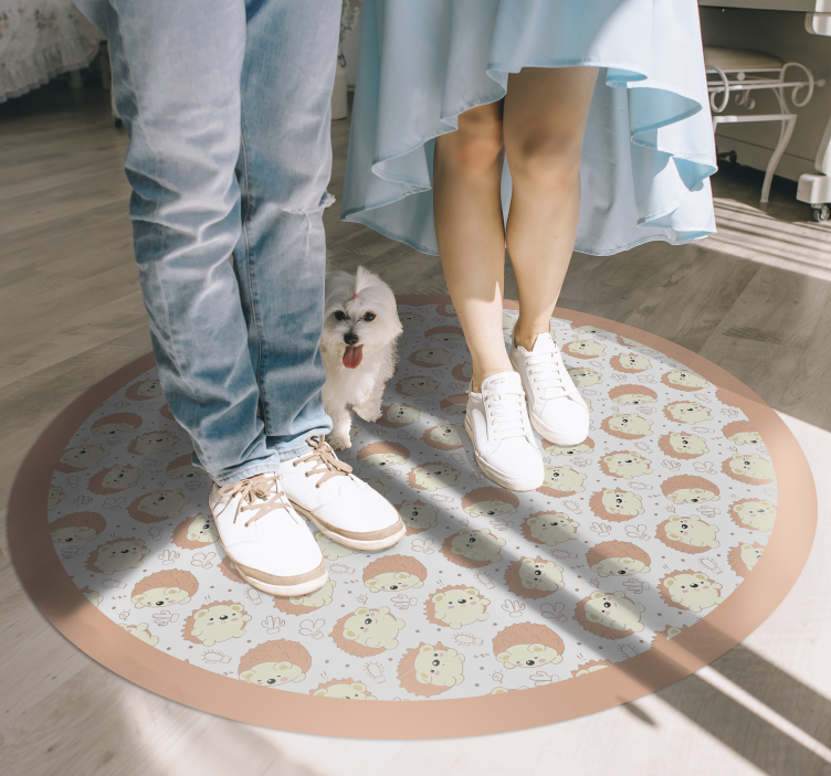 Dikobraz koberec zvířecí koberec - TenStickers