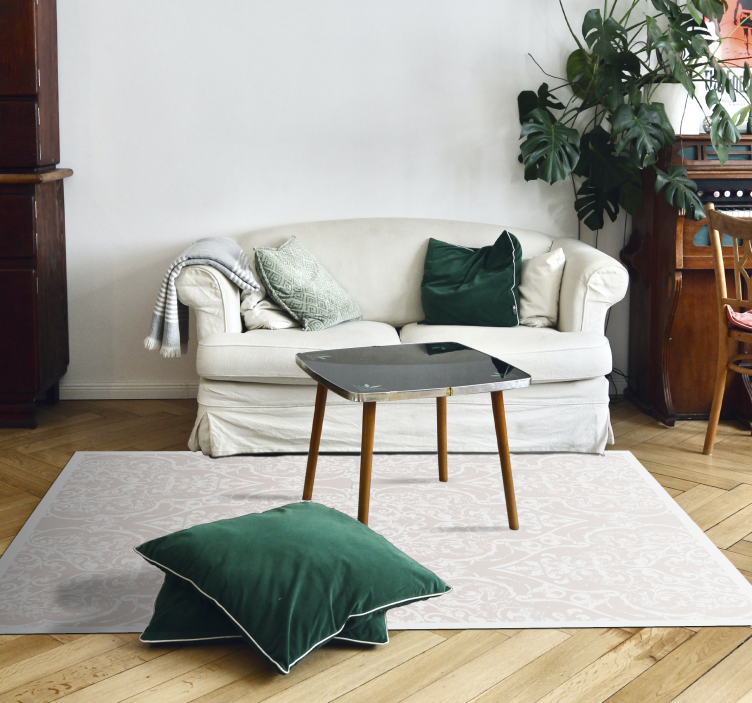 Elegantní vzorovaný design Vinylový koberec obývací pokoj - TenStickers