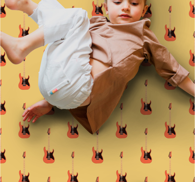 Elektrická kytara Vinylový koberec pro teenagery - TenStickers