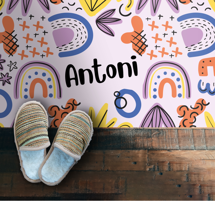 Severská geometrie se jménem Ostatní Vinylový koberec - TenStickers