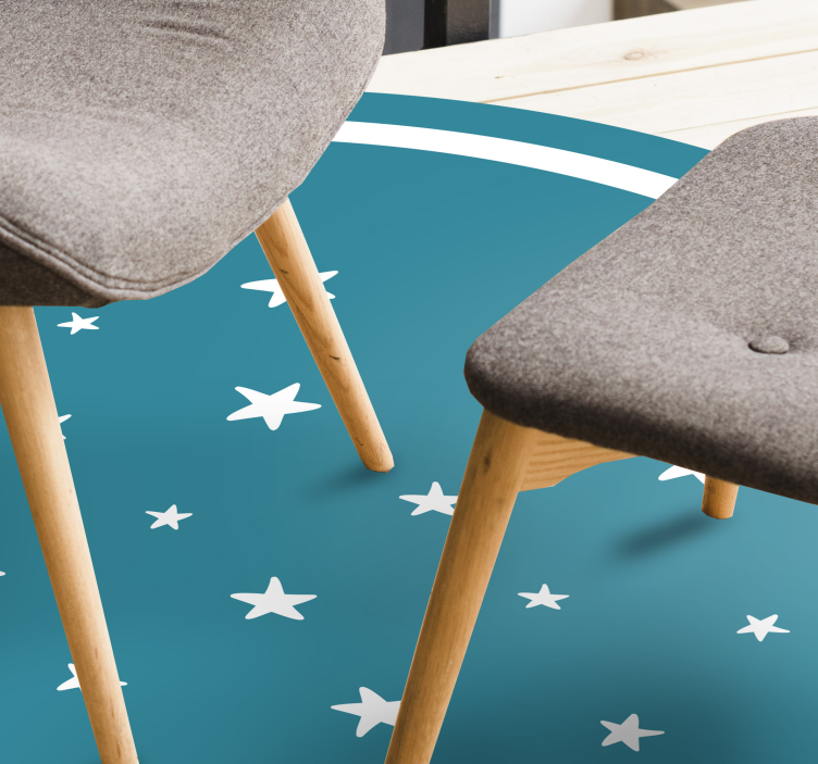 Hvězdný motiv Vinylový koberec s hvězdami - TenStickers