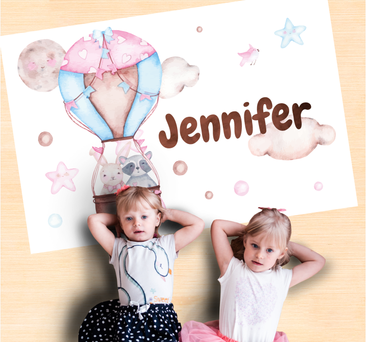 Jemné horkovzdušné balóny přizpůsobené vinylový koberec - TenStickers