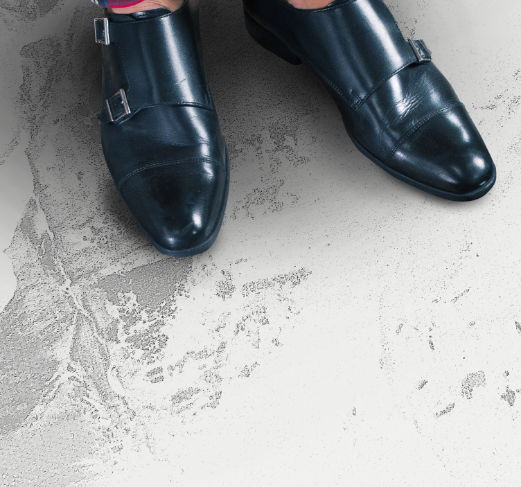 Kamenné podlahové dlaždice s efektem šedého kamene - TenStickers