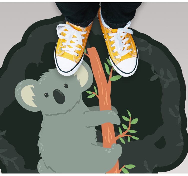 Koala chlazení na větvičce zvířecího koberce - TenStickers