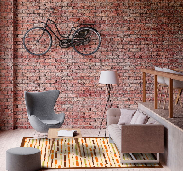 Barevné vlny pruhy koberec - TenStickers