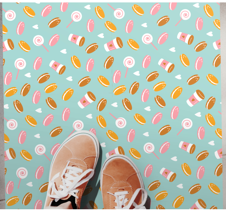 Kolekce lahodných pochoutek Ostatní Vinylový koberec - TenStickers