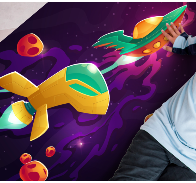 Koncept kosmické cesty Ostatní Vinylový koberec - TenStickers