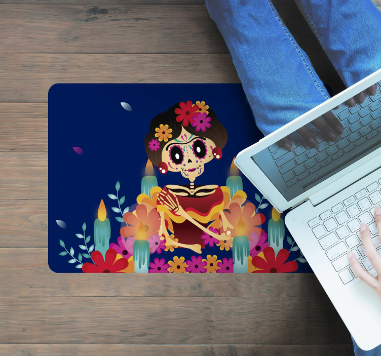 Mexické stylu ženské halloween koberce - TenStickers