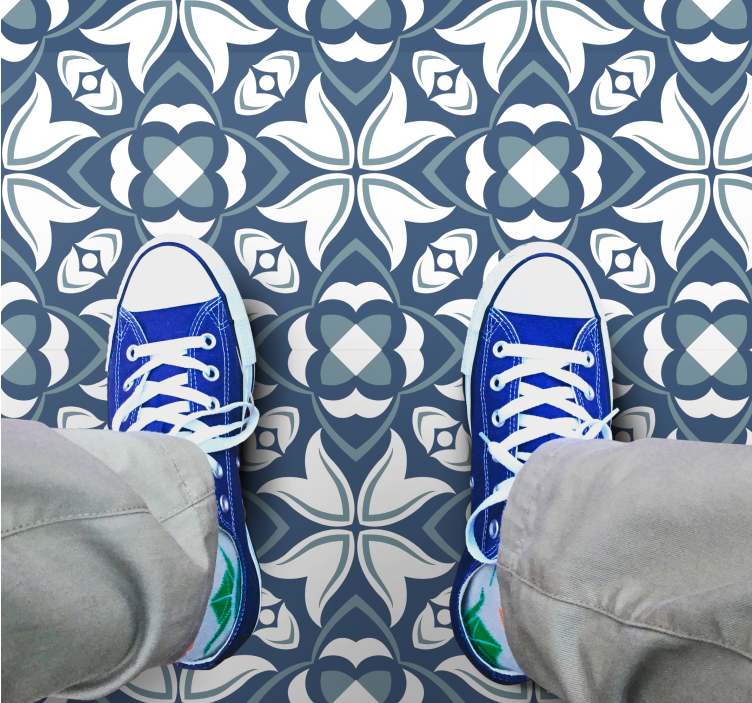 Moderní modrá váza "hampton style" moderní koberec - TenStickers