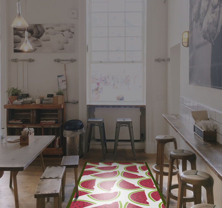 Vinylový koberec s motivem melounu - TenStickers