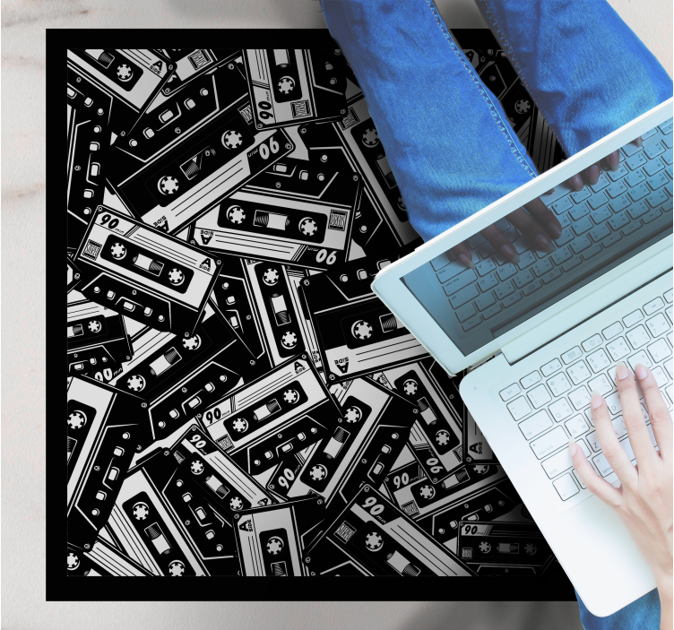 Motiv kazety Vinylový koberec pro teenagery - TenStickers