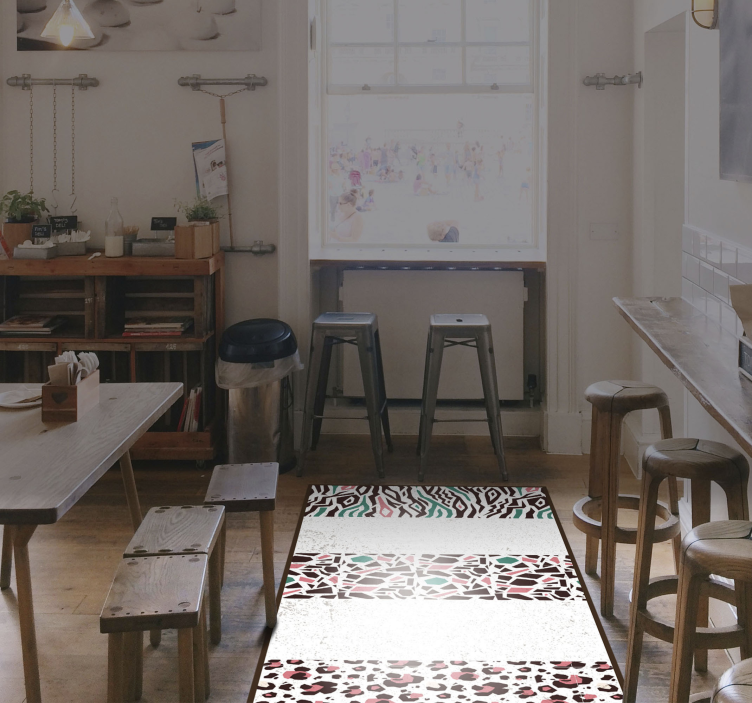 Mozaikový vzor fúze Mozaikový vinylový koberec - TenStickers