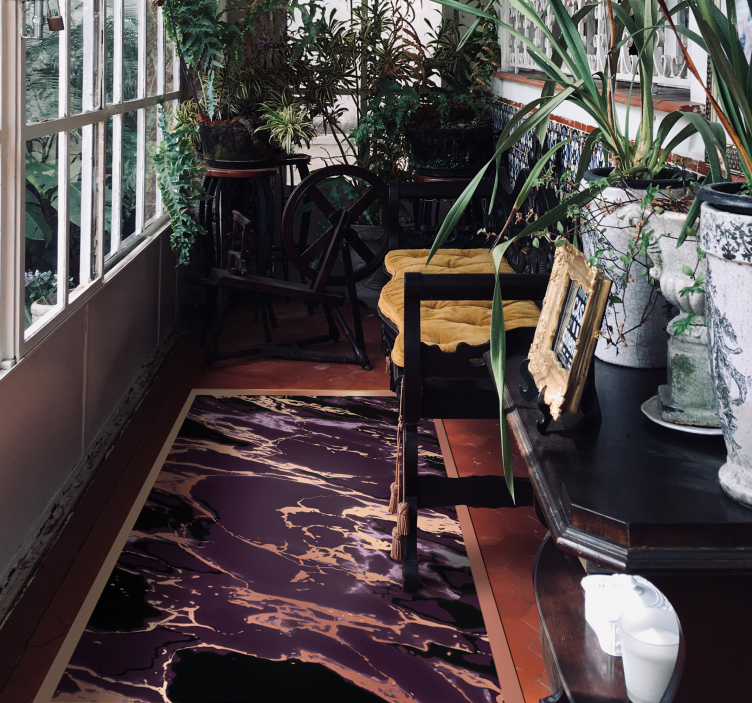 Mramorovaný vzor Mramorový vinylový koberec - TenStickers