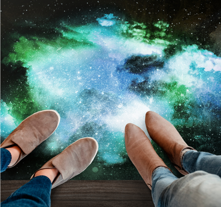 Nebeský objev Vinylový koberec s hvězdami - TenStickers