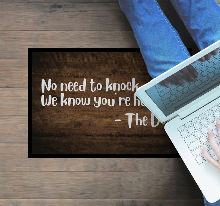 Není třeba klepat na vinylový koberec pro psy - TenStickers