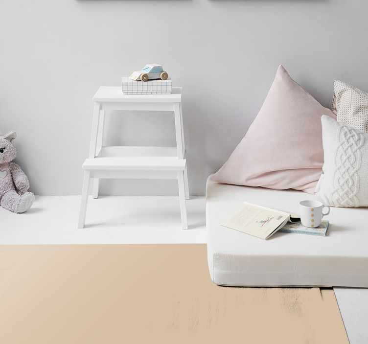 Neutrální béžová textura Béžový vinylový koberec - TenStickers