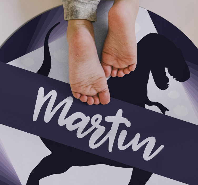 Velociraptor se jménem Ostatní Vinylový koberec - TenStickers