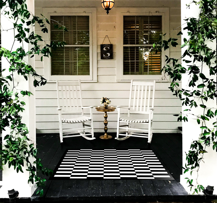 Optické iluze pruhy geometrické koberce - TenStickers