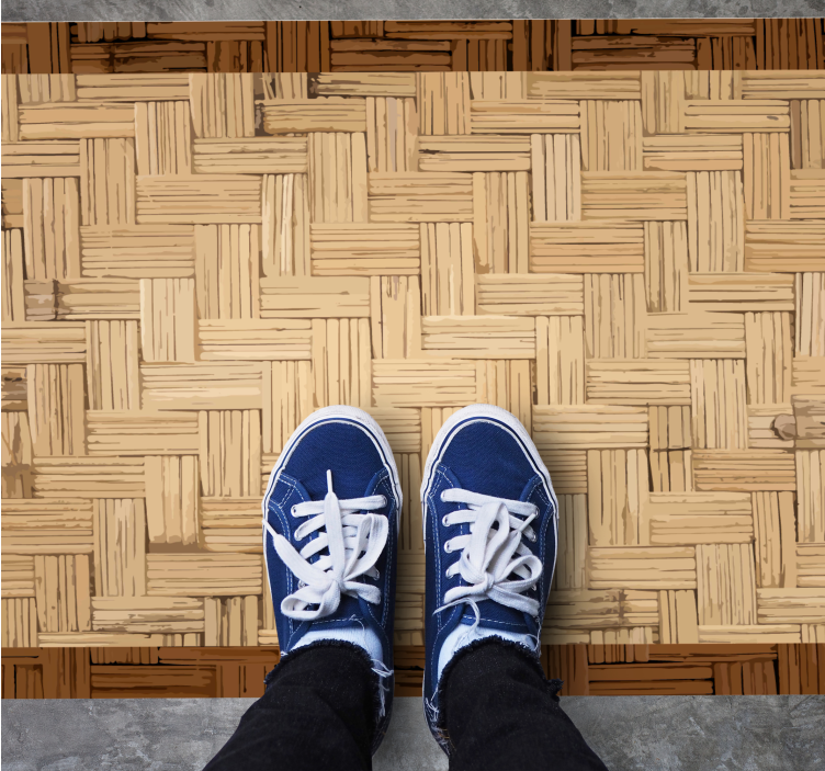 Organický tkaný povrch Vinylový koberec ve vstupní hale - TenStickers