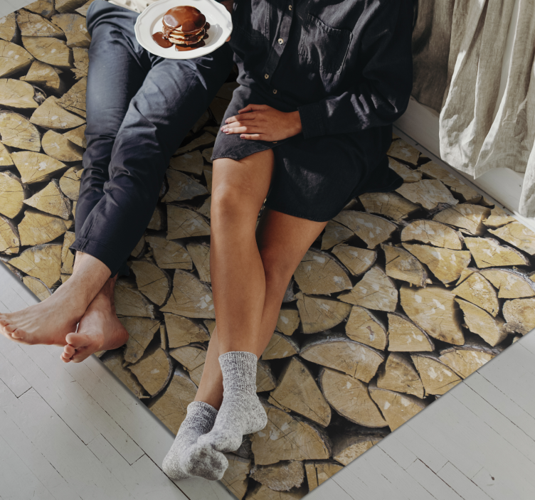 Originální dřevěný efekt 3d prkna dřevěný vinylový koberec - TenStickers