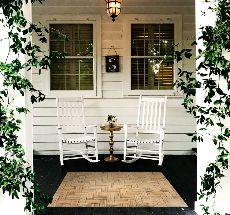 Parketový vzor vinylový koberec s efektem dřeva - TenStickers