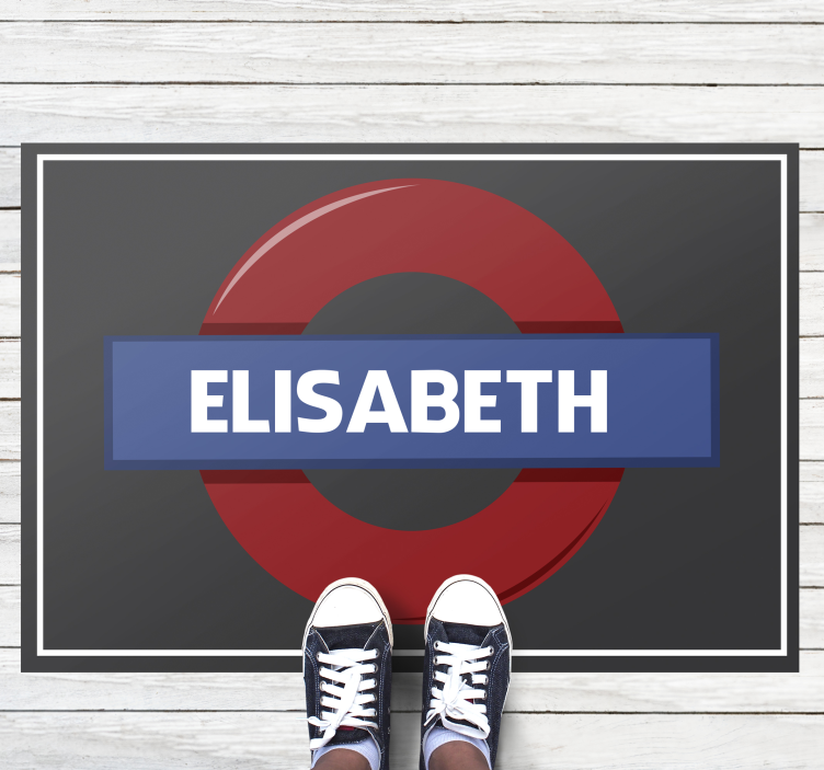 Podzemní znamení Vinylový koberec se jmény - TenStickers