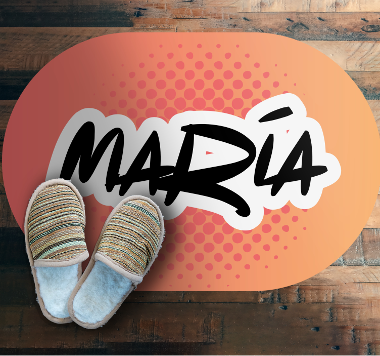 Návrh jména Vinylový koberec se jmény - TenStickers