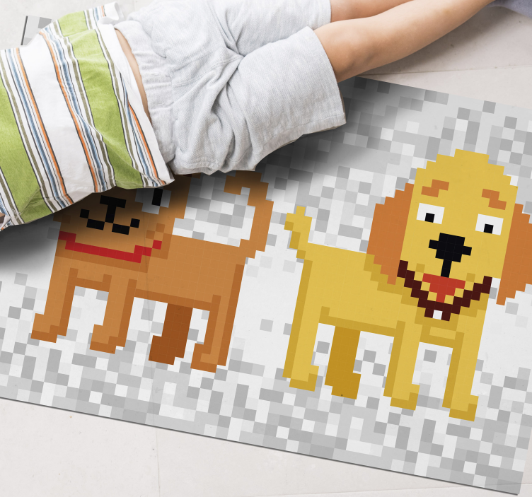 Pixel art domácí zvířecí koberec - TenStickers