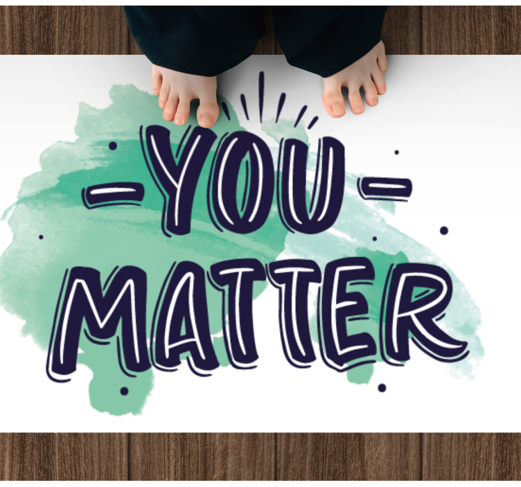 Počítáš Vinylový koberec s frázemi - TenStickers