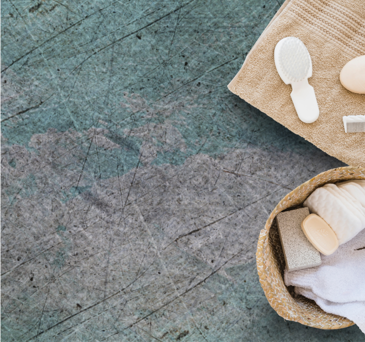 Přírodní texturovaná vrstva vinylový koberec s efektem dřeva - TenStickers