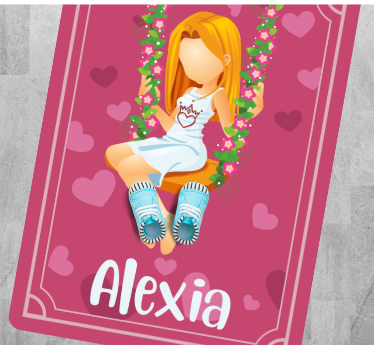 Houpačka z trávy se jménem Vinylový koberec pro teenagery - TenStickers