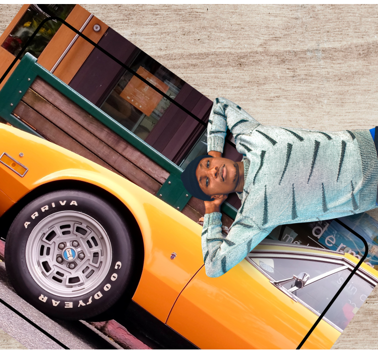 Detomaso pantera vintage koberec - TenStickers