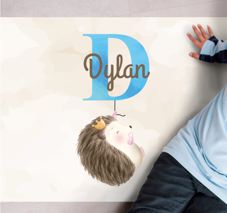 Roztomilá zvířata ježek dítě hrací vinylový koberec - TenStickers