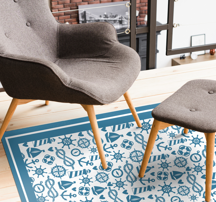 Různé námořník obrázky dlaždice koberec - TenStickers