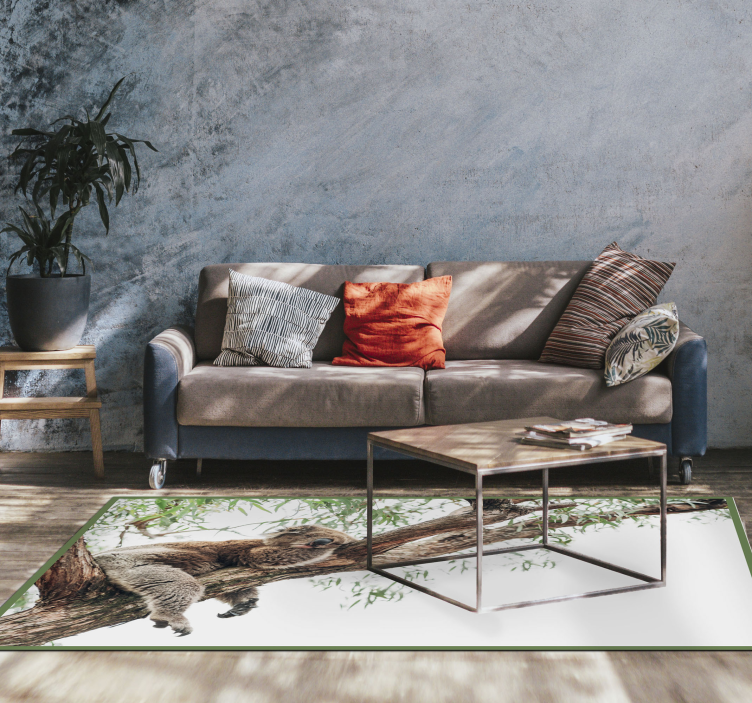 Spací koala zvířecí vinylový koberec - TenStickers