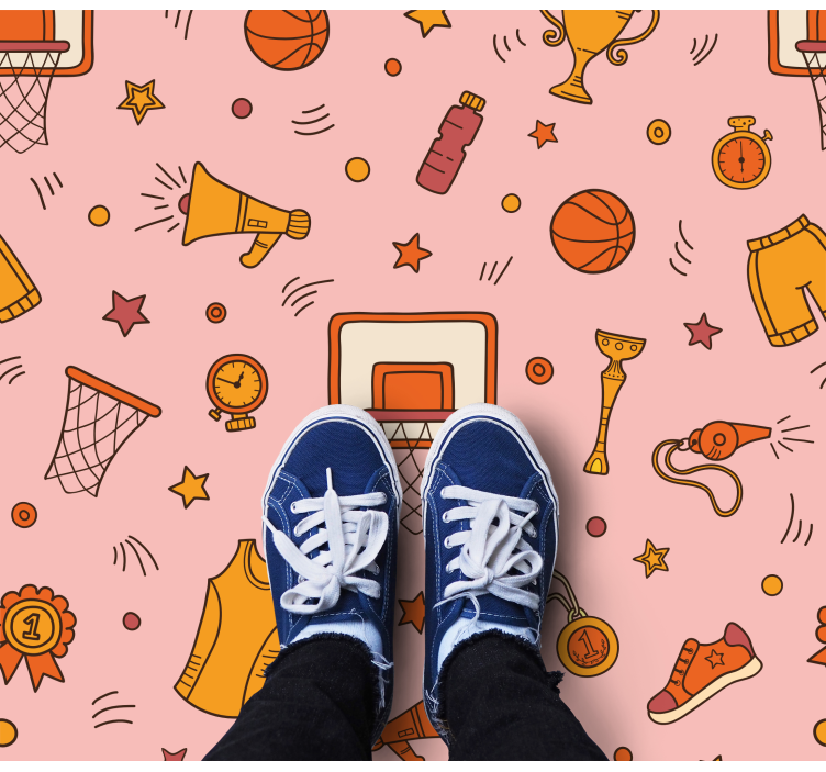 Sportovní a zábavné prvky Vinylová hrací podložka - TenStickers