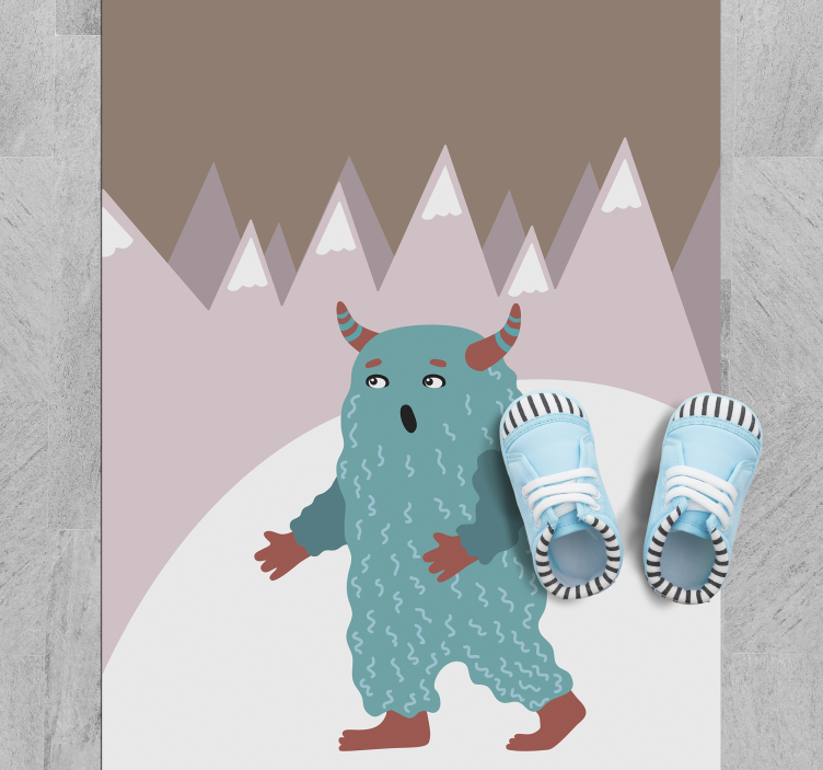 Starověké zlé zvíře severský styl severský koberec - TenStickers