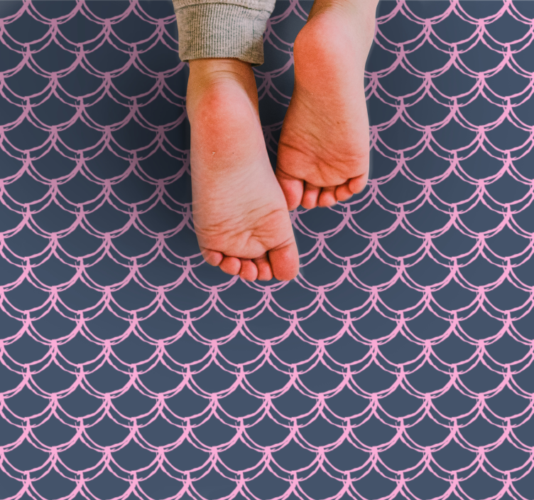 Stylový hvězdný vzor Vinylový koberec s hvězdami - TenStickers